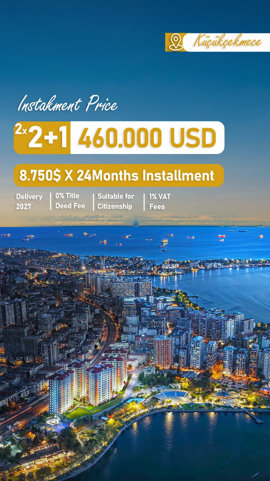 Sea View Turkish Citizenship Package